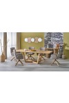 Stół MASSIVE 3 rozkładany 160-250x90x77 cm dąb naturalny/dąb naturalny - Halmar