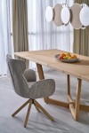Stół MASSIVE 3 rozkładany 160-250x90x77 cm dąb naturalny/dąb naturalny - Halmar