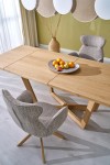 Stół MASSIVE 3 rozkładany 160-250x90x77 cm dąb naturalny/dąb naturalny - Halmar