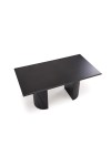 Stół BOLERO rozkładany 160-250x90x78 cm dąb naturalny/czarny - Halmar