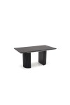 Stół BOLERO rozkładany 160-250x90x78 cm dąb naturalny/czarny - Halmar