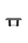 Stół BOLERO rozkładany 160-250x90x78 cm dąb naturalny/czarny - Halmar