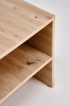 Ława MURCIA , dąb artisan / czarny - Halmar