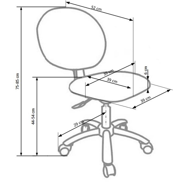 Fotel GOL młodzieżowy zielony - Halmar