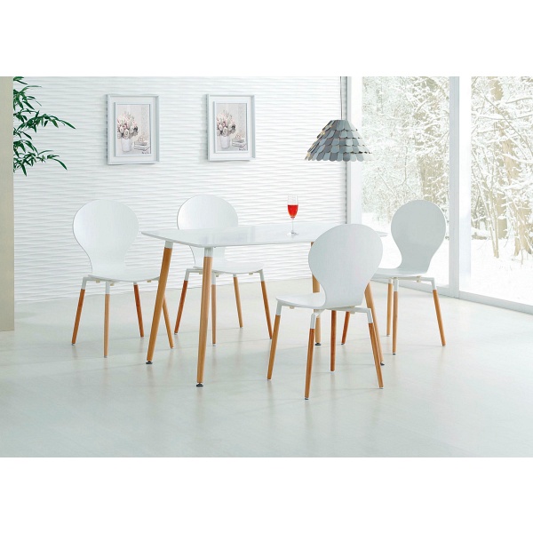 Stół SOCRATES PROSTOKĄT biały - Halmar