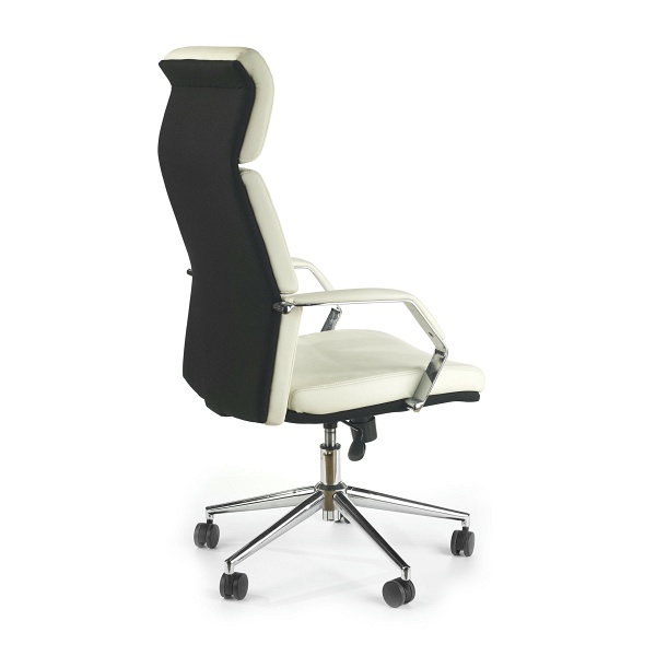 Fotel COSTA gabinetowy biało-czarny - Halmar