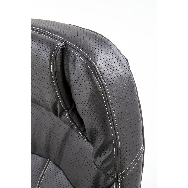 Fotel CARLOS gabinetowy czarny - Halmar