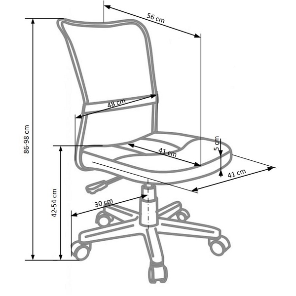 Fotel DINGO młodzieżowy różowy - Halmar