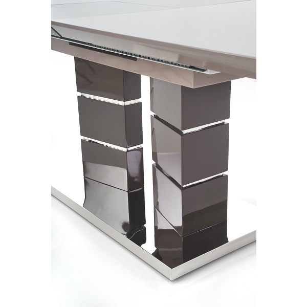 Stół LORD rozkładany jasny popiel/ciemny popiel - Halmar