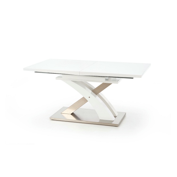 Stół SANDOR rozkładany biały lakierowany - Halmar