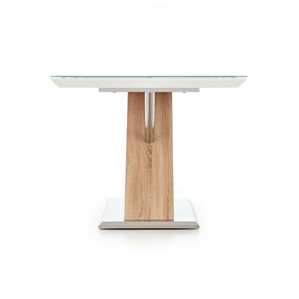 Stół NEXUS ekstra biały / dąb sonoma - Halmar