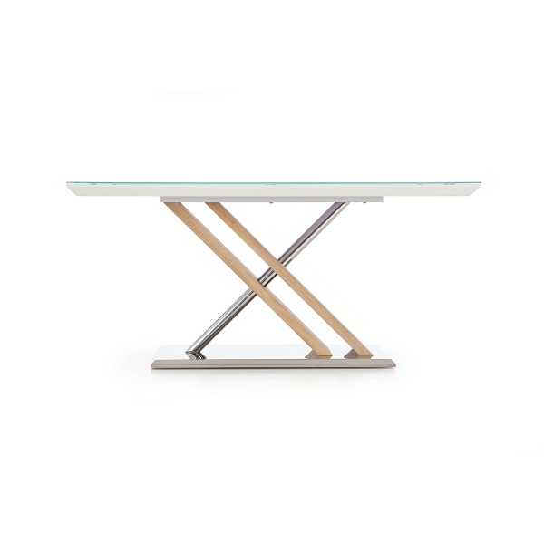 Stół NEXUS ekstra biały / dąb sonoma - Halmar