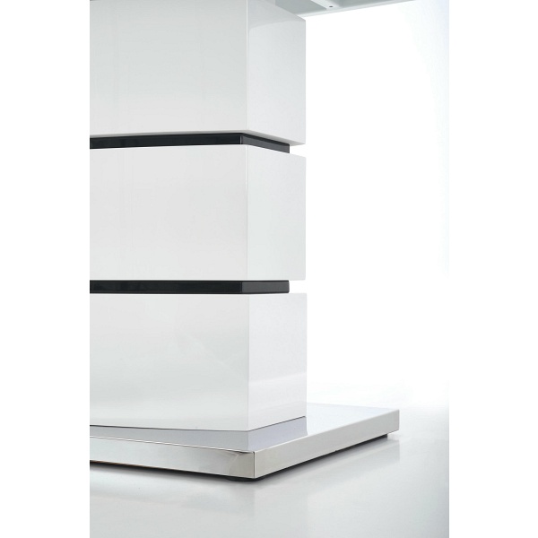 Stół NOBEL rozkładany biały - Halmar