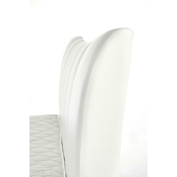 Łóżko SANDY tapicerowane biały - Halmar