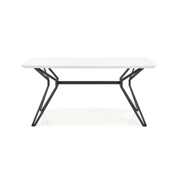 Stół PASCAL biało - czarny - Halmar