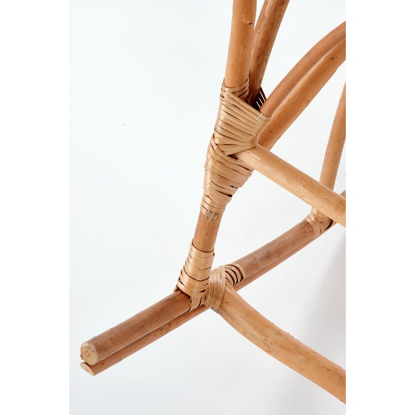 Fotel ROCCO wiklinowy bujany, kolor: naturalny - Halmar