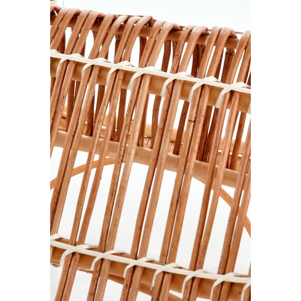 Fotel ROCCO wiklinowy bujany, kolor: naturalny - Halmar