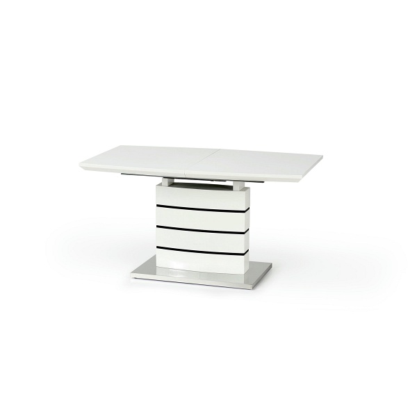 Stół NORD biało-czarny - Halmar