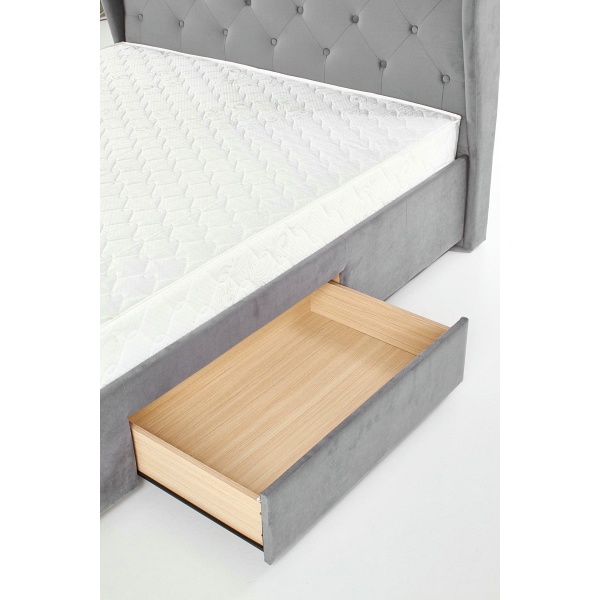 Łóżko SABRINA z szufladami popiel - Halmar