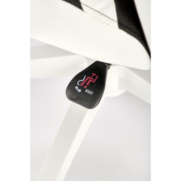 Fotel CHRONO gabinetowy biało-czarny - Halmar