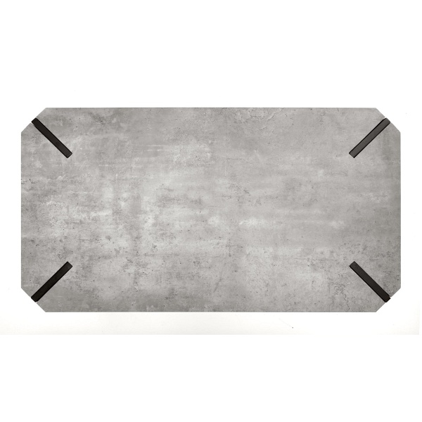 Ława EMILY beton / czarny - Halmar