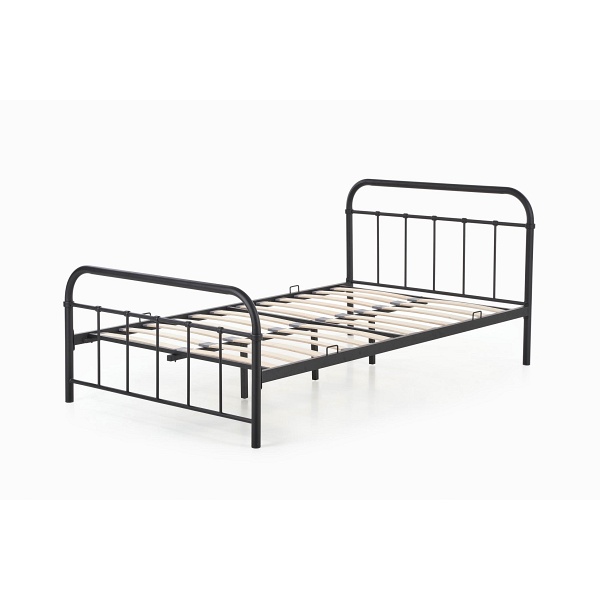LINDA 120 łożko czarne - Halmar