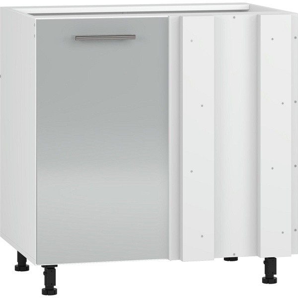 Szafka VENTO DN-100/82 dolna narożna front: jasny popiel - Halmar