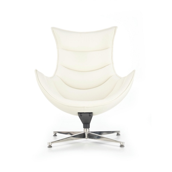 Fotel LUXOR wypoczynkowy biały - Halmar