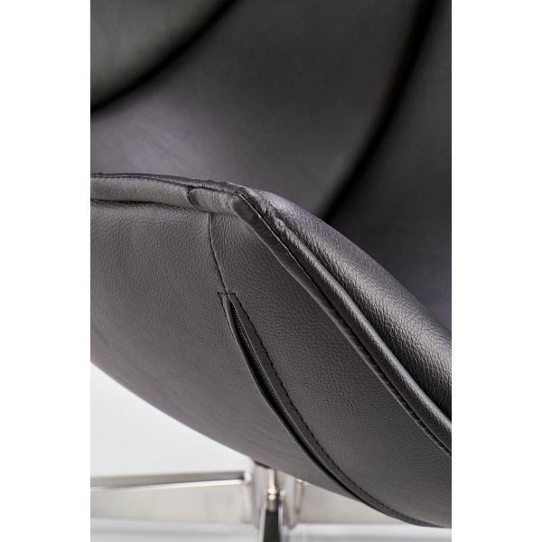 Fotel LUXOR wypoczynkowy czarny - Halmar