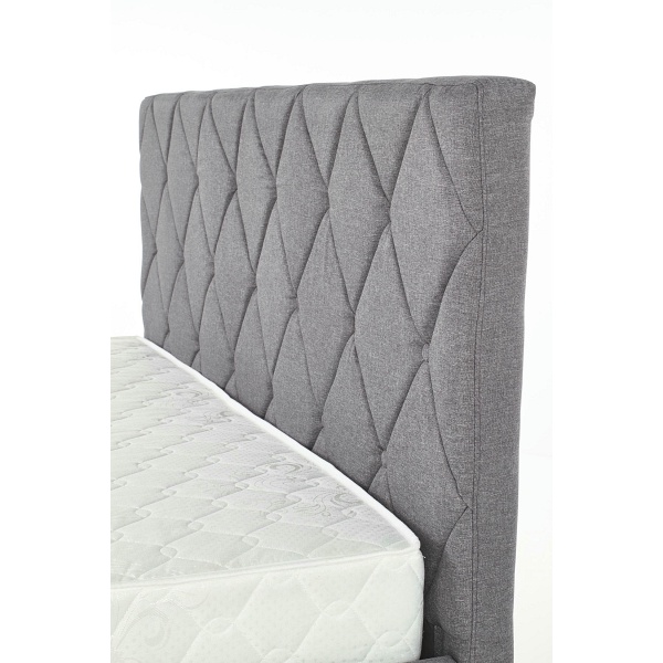 BETINA 160 łożko z szufladami popielate - Halmar