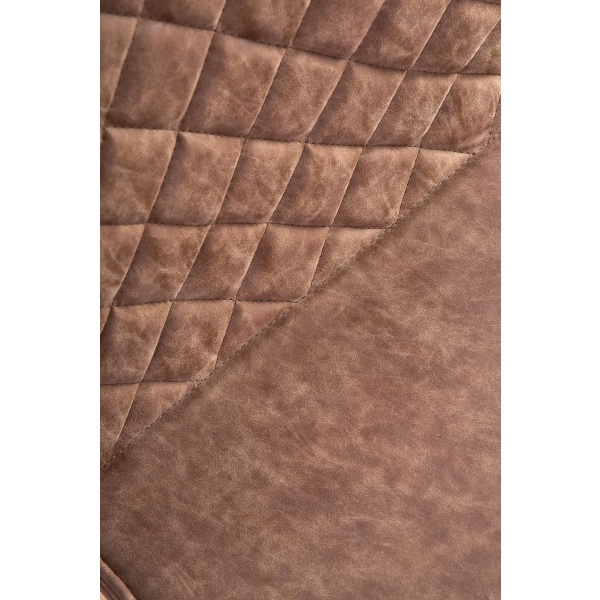 Krzesło K265 czarny / brązowy / dąb miodowy - Halmar