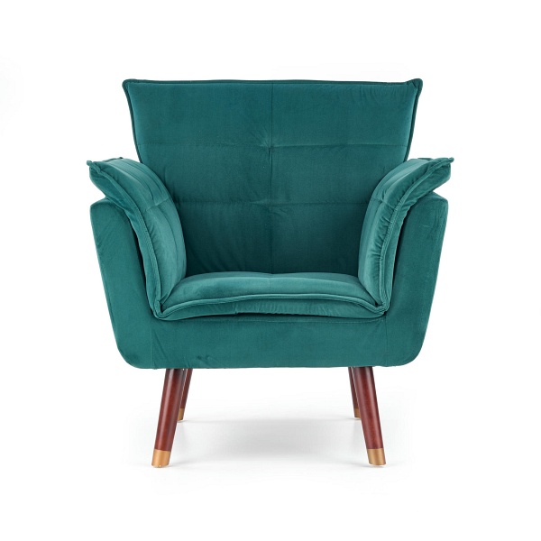 Fotel REZZO wypoczynkowy ciemny zielony - Halmar