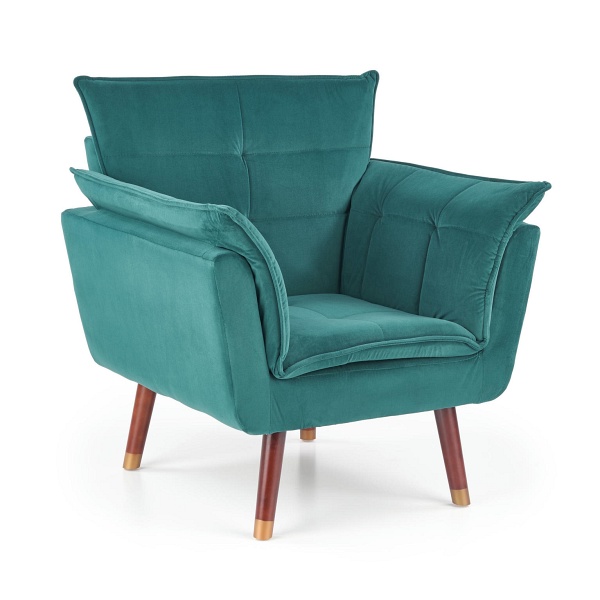 Fotel REZZO wypoczynkowy ciemny zielony - Halmar