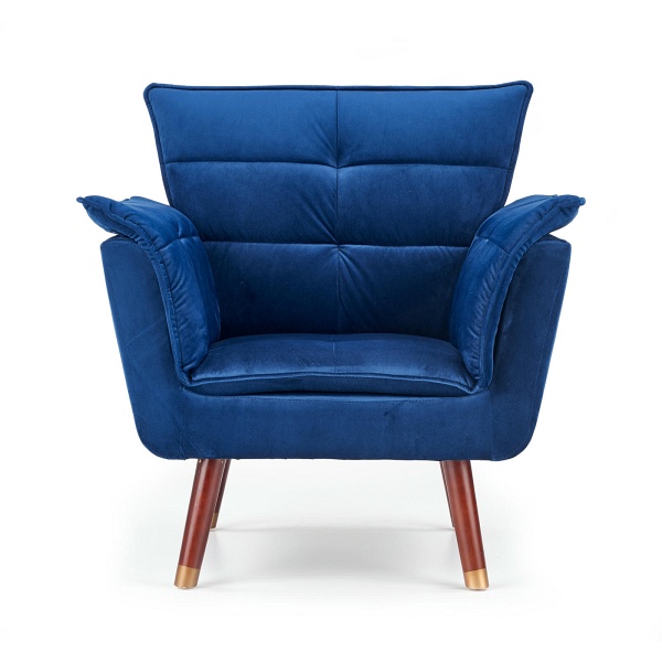 Fotel REZZO wypoczynkowy granatowy - Halmar