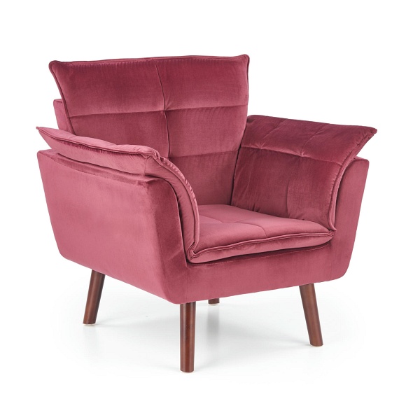 Fotel REZZO wypoczynkowy bordowy - Halmar