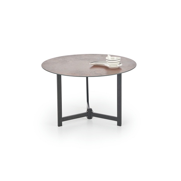 TWINS zestaw 2 ław, kolor: grafitowy / brązowy / czarny - Halmar