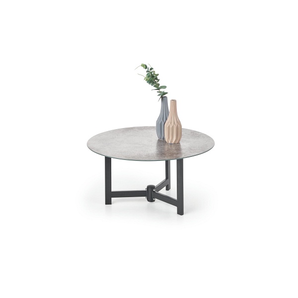 TWINS zestaw 2 ław, kolor: grafitowy / brązowy / czarny - Halmar