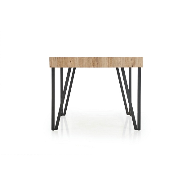 Stół YOHANN dąb san remo / czarny - Halmar