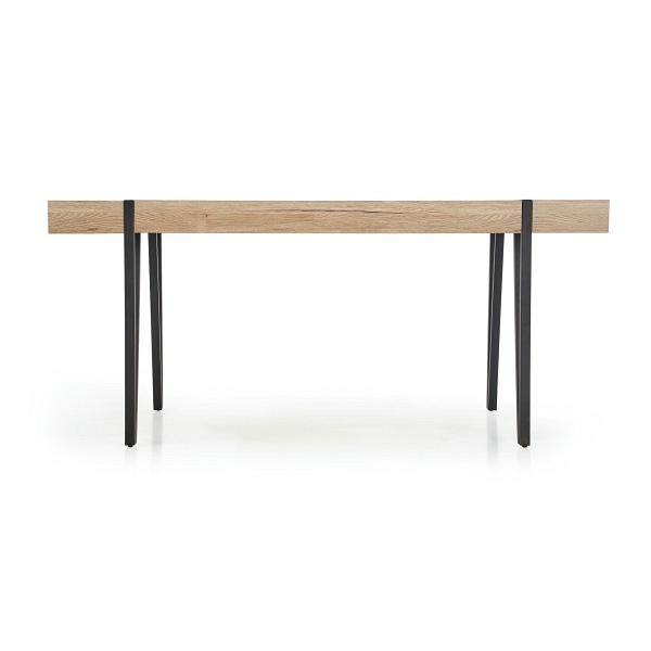 Stół YOHANN dąb san remo / czarny - Halmar