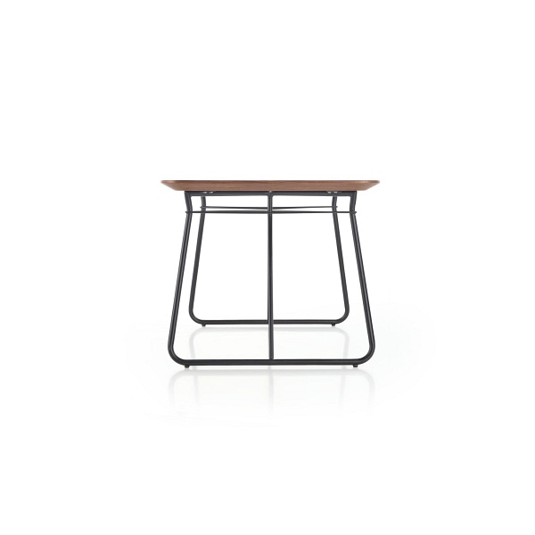 Stół HOUSTON orzech / czarny - Halmar