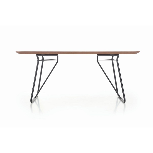 Stół HOUSTON orzech / czarny - Halmar