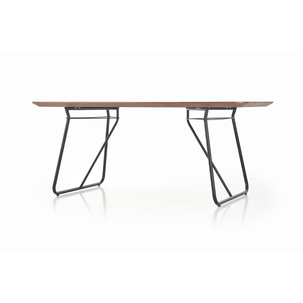 Stół HOUSTON orzech / czarny - Halmar