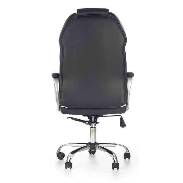 Fotel BARTON gabinetowy czarno-biały - Halmar