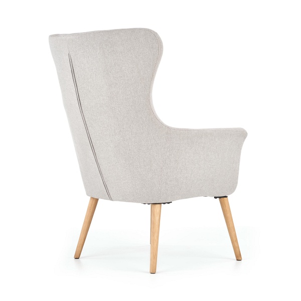 Fotel COTTO wypoczynkowy jasny popiel - Halmar