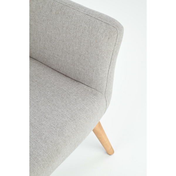 Fotel COTTO wypoczynkowy jasny popiel - Halmar