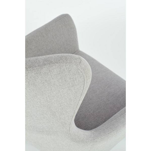 Fotel COTTO wypoczynkowy jasny popiel - Halmar