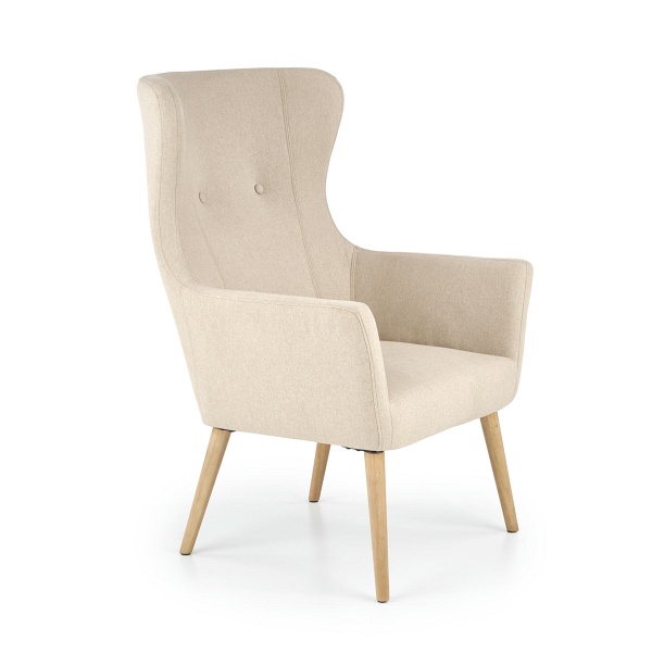 Fotel COTTO wypoczynkowy beżowy - Halmar