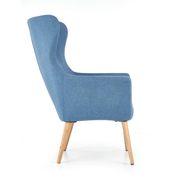 Fotel COTTO wypoczynkowy niebieski - Halmar