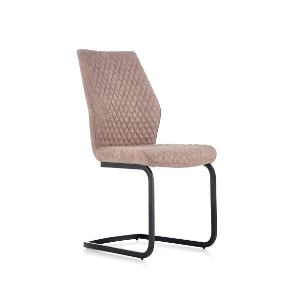 Krzesło K272 ciemny beż DALLAS / czarny - Halmar