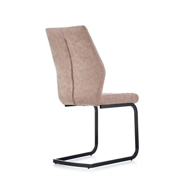 Krzesło K272 ciemny beż DALLAS / czarny - Halmar